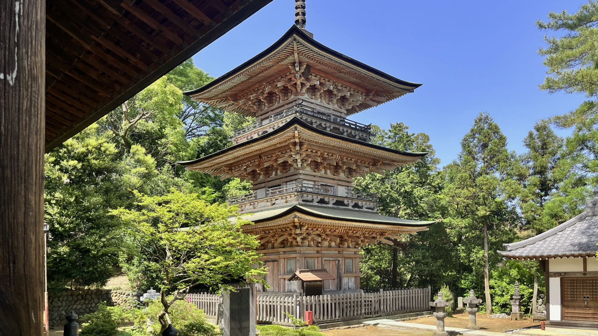別所温泉 安楽寺の八角三重塔 ── 信州で唯一の国宝建築