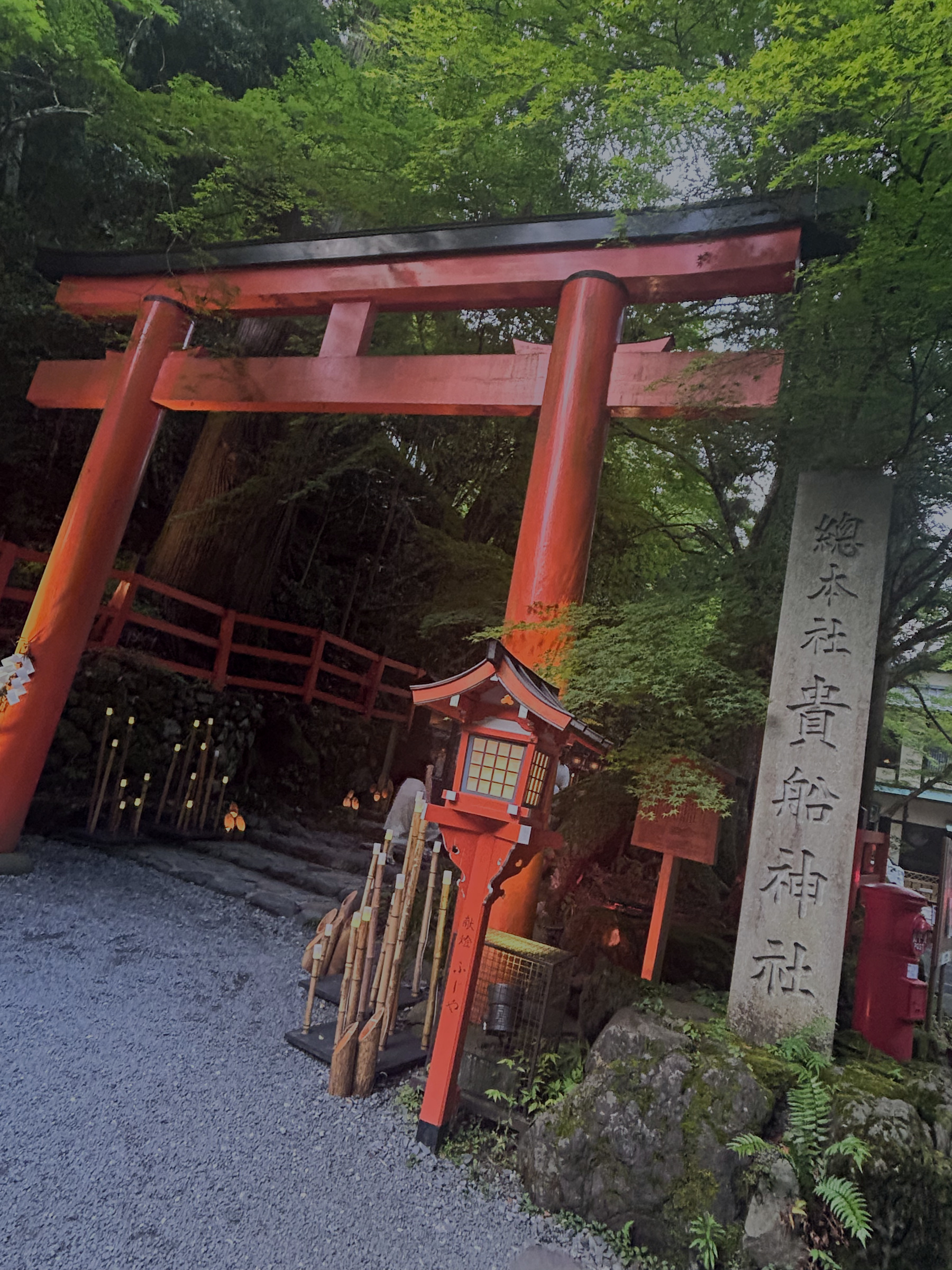 貴船神社の鳥居