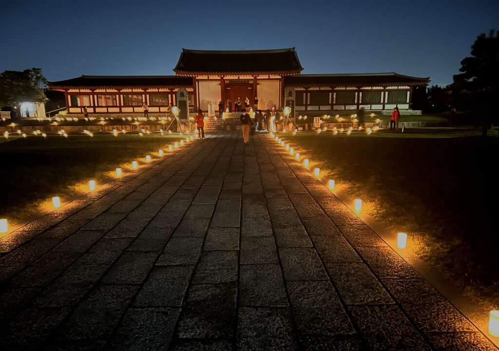 奈良の夜に、光が宿る——なら燈花会と平城宮跡、消えない夏の記憶